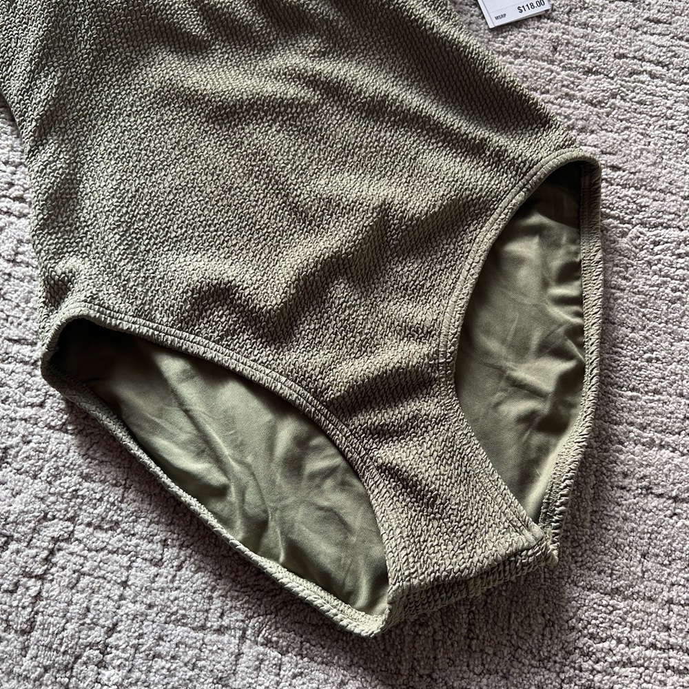 Michael Kors Army Green Swimsuit - Picture 6 of 12
